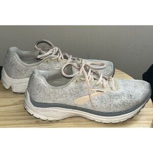Brooks Anthem 2 Running Shoes Womens 8 M White Grey Sneaker Athletic Knit